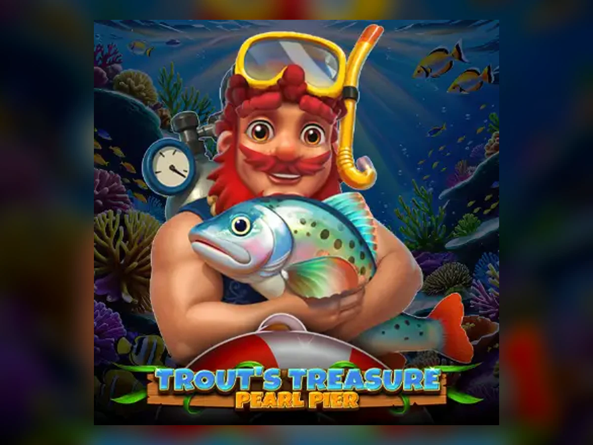 Trout's Treasure - Pearl Pier slot game artwork