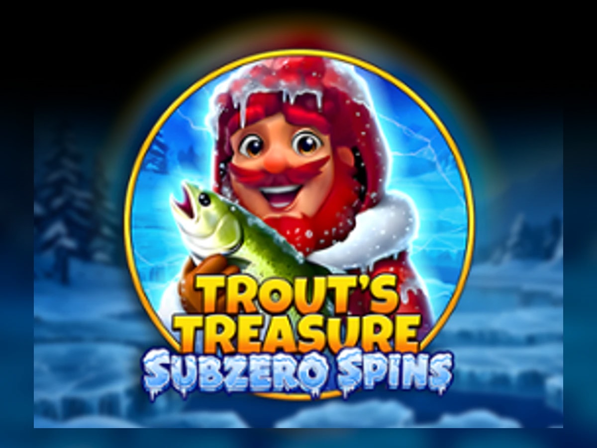 Trout's Treasure Subzero Spins slot game artwork