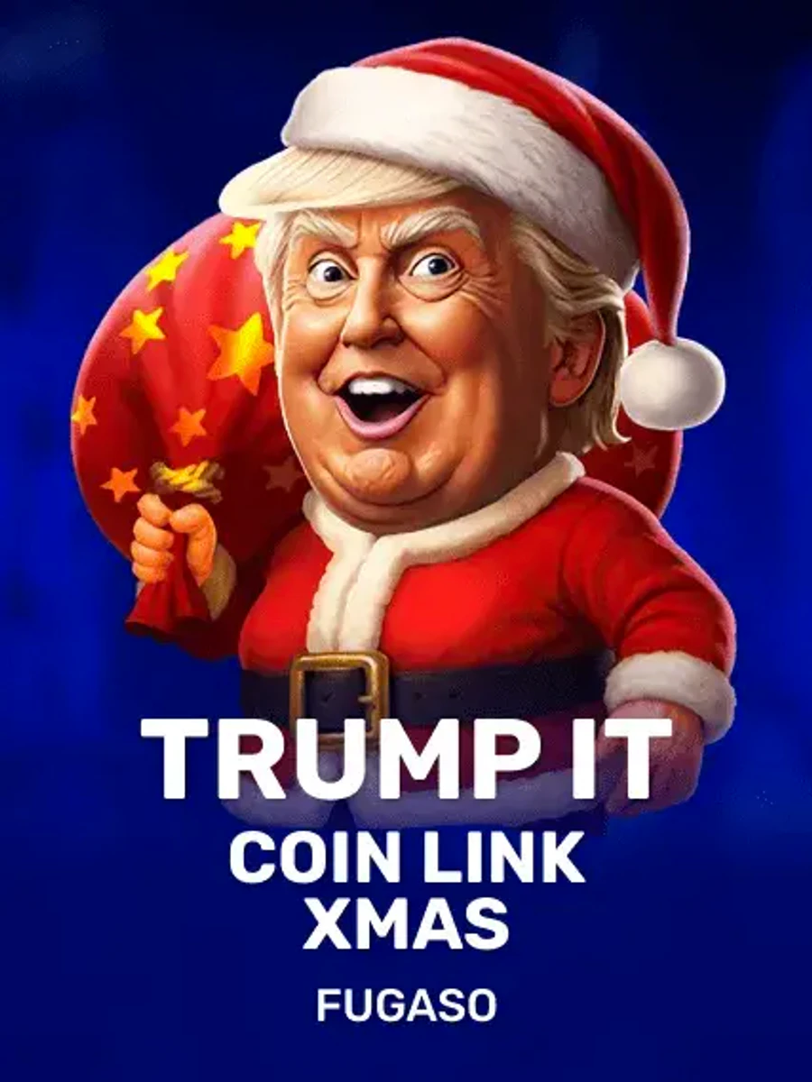 Trump It Coin Link Xmas slot game artwork