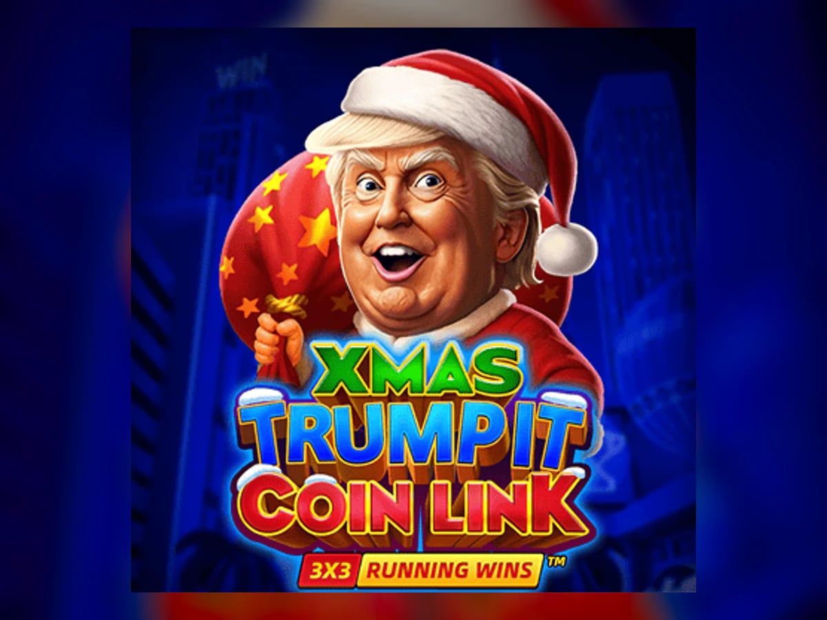 Trump It Coin Link Xmas slot game artwork