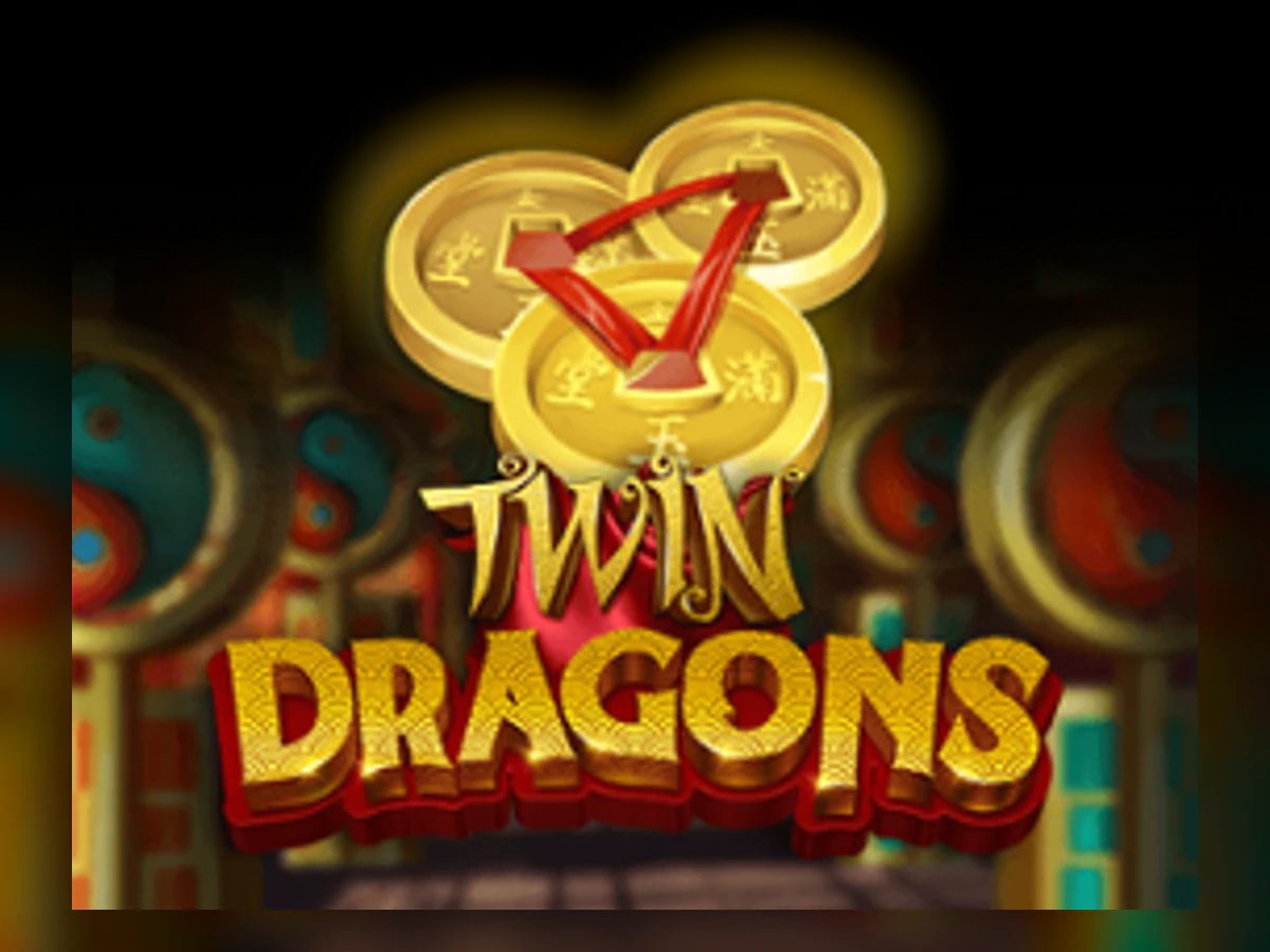 Twin Dragons slot game artwork