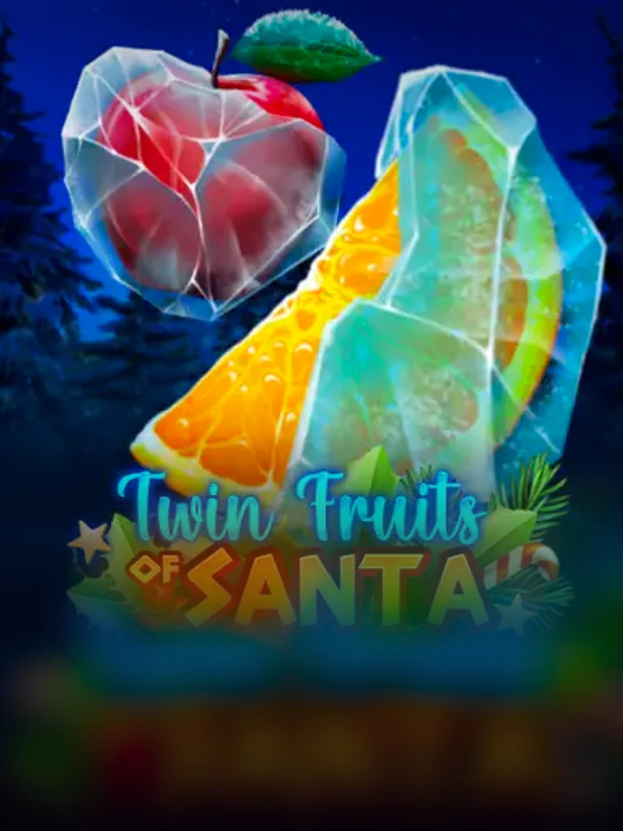 Twin Fruits of Santa slot game artwork