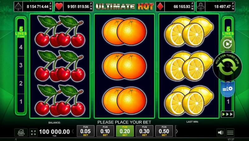 Ultimate Hot slot game artwork