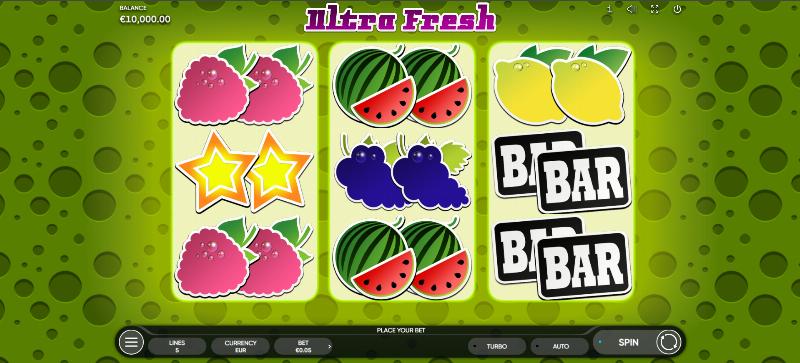 Ultra Fresh slot game artwork