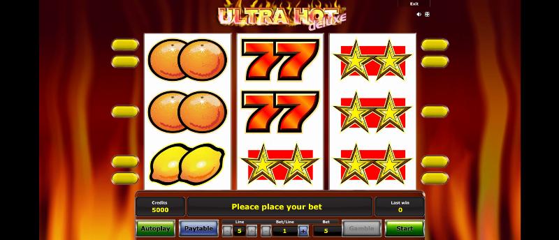 Ultra Hot Deluxe slot game artwork