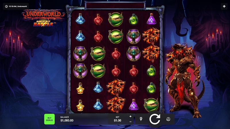 Underworld slot game artwork