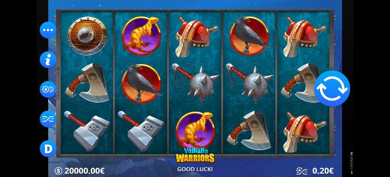 Valhalla Warriors slot game artwork
