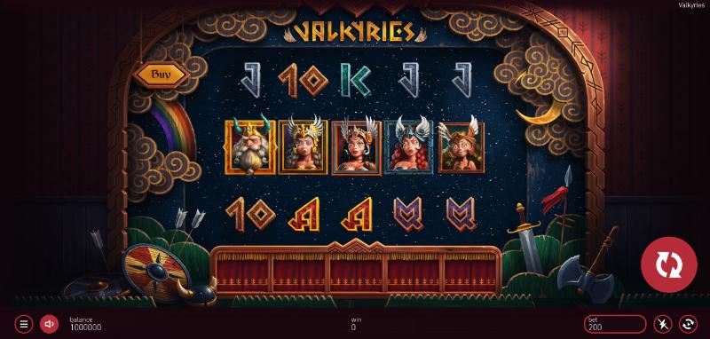 Valkyries slot game artwork