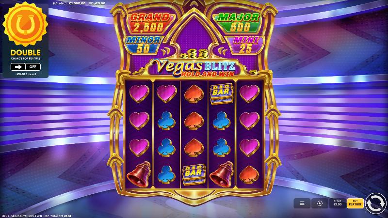 Vegas Blitz Hold And Win slot game artwork