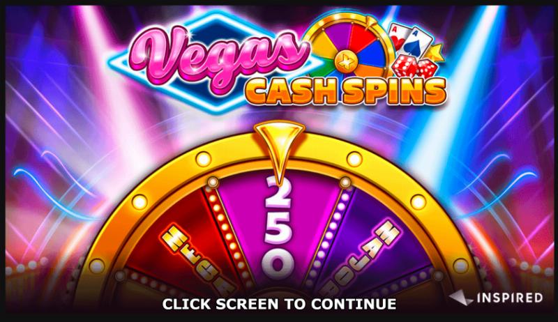 Vegas Cash Spins slot game artwork