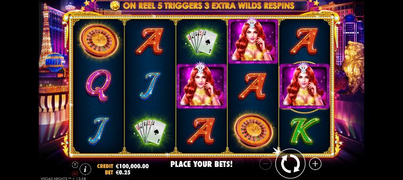 Vegas Nights slot game artwork