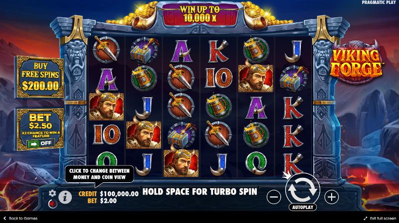 Viking Forge slot game artwork