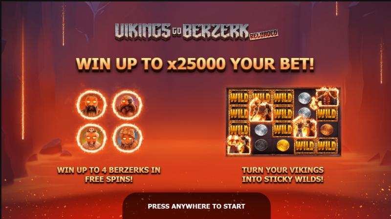 Vikings Go Berzerk Reloaded slot game artwork