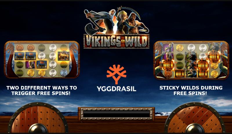 Vikings Go Wild slot game artwork