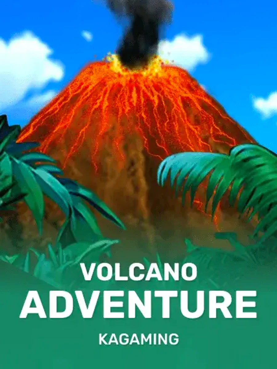 Volcano Adventure slot game artwork