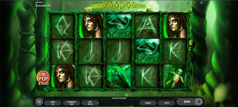 Voodoo slot game artwork