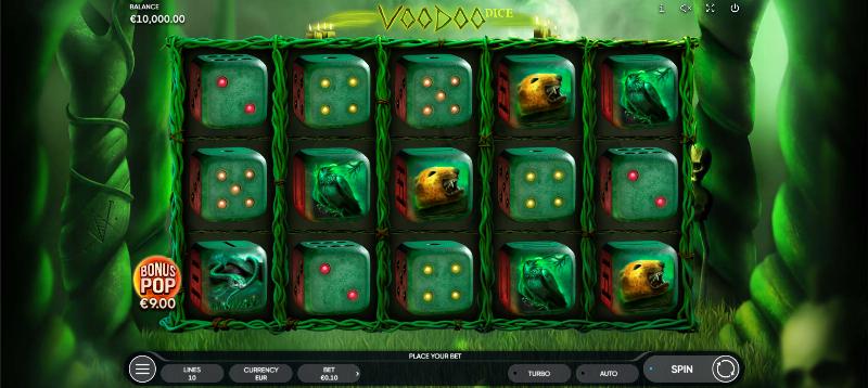 Voodoo Dice slot game artwork