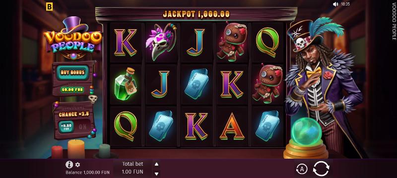 Voodoo People slot game artwork