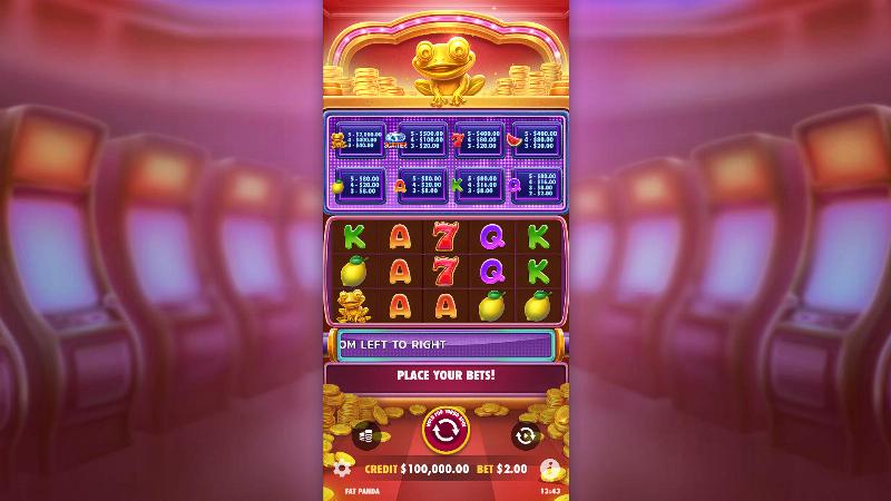 Wealthy Frog slot game artwork