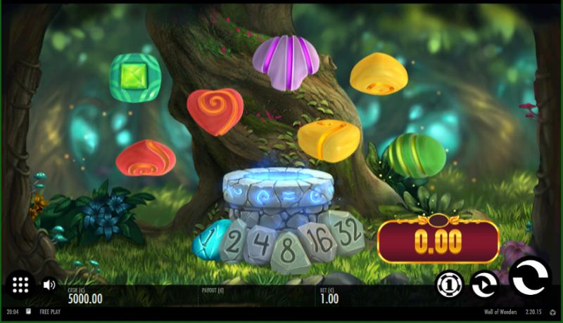 Well Of Wonders slot game artwork