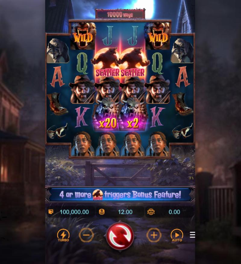 Werewolf’s Hunt slot game artwork