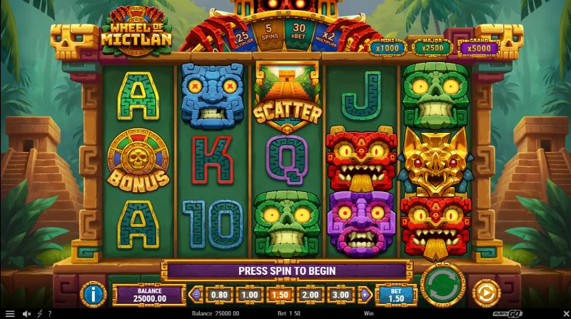 Wheel Of Mictlan slot game artwork