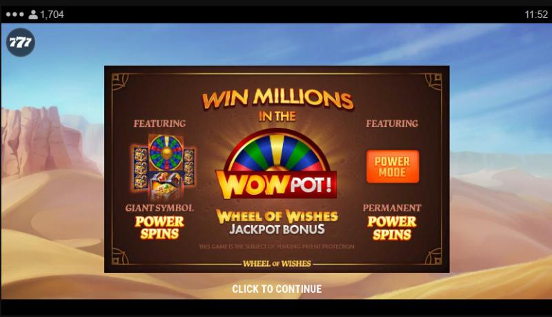 Wheel Of Wishes slot game artwork