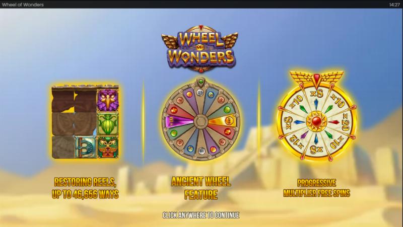 Wheel Of Wonders slot game artwork