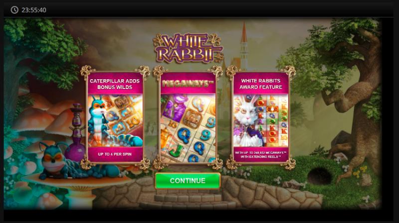 White Rabbit slot game artwork
