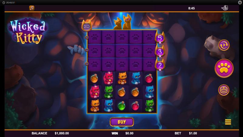 Wicked Kitty slot game artwork