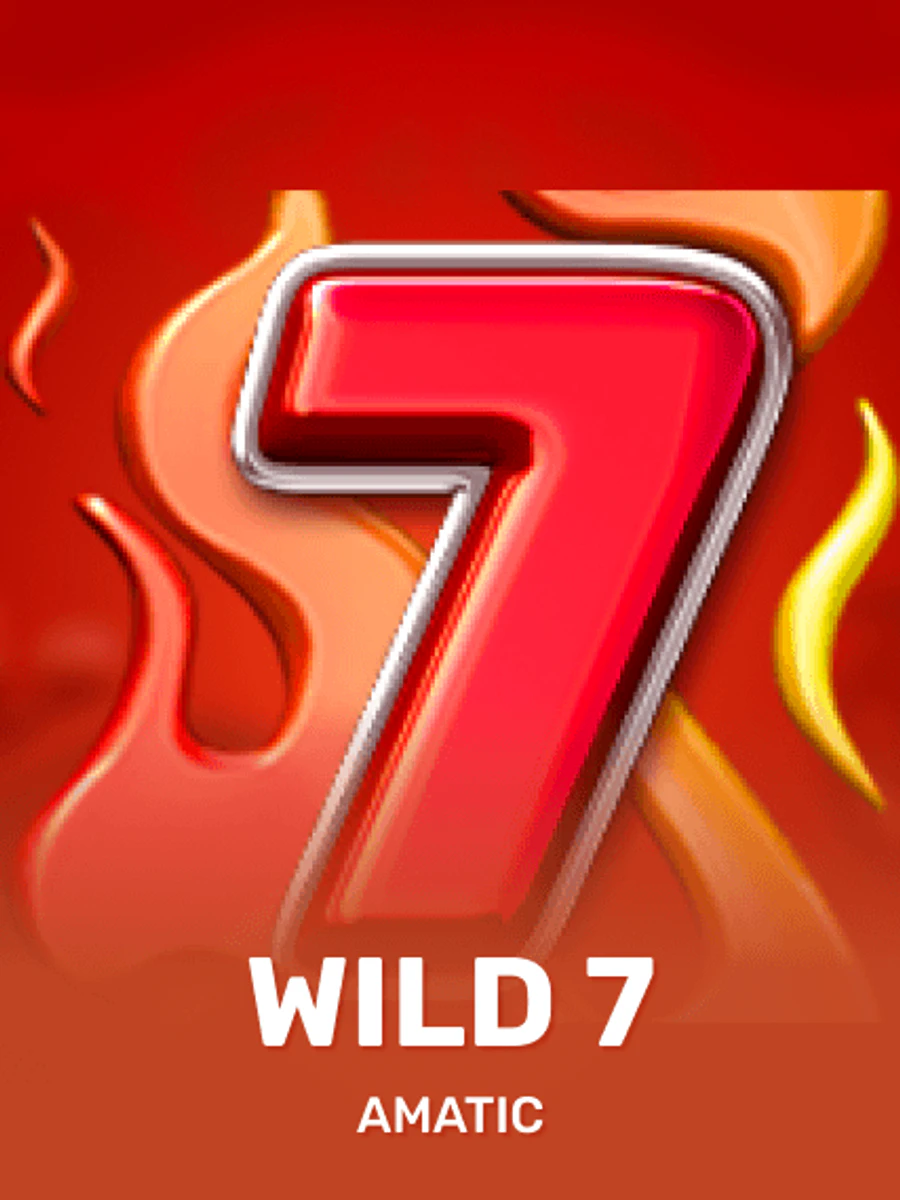 Wild 7 slot game artwork