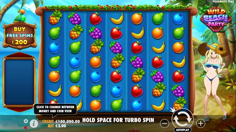 Wild Beach Party slot game artwork
