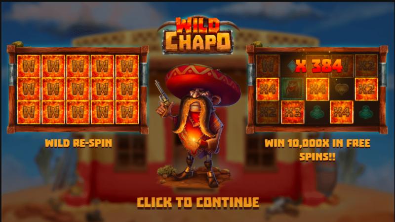 Wild Chapo slot game artwork