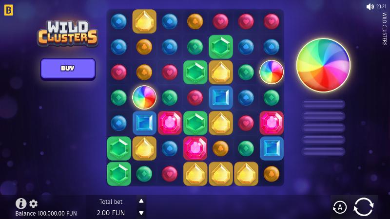 Wild Clusters slot game artwork