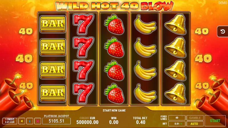 Wild Hot 40 Blow slot game artwork