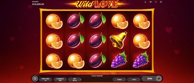 Wild Love slot game artwork