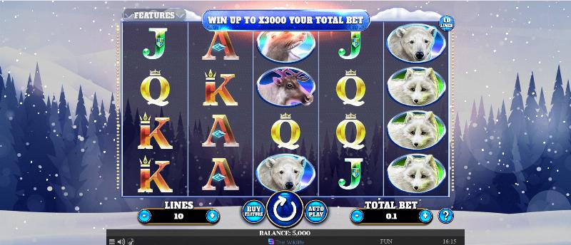 Wild Penguin slot game artwork