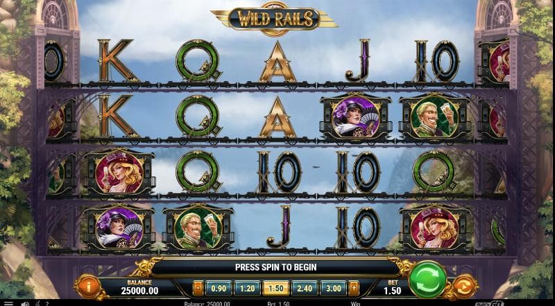 Wild Rails slot game artwork