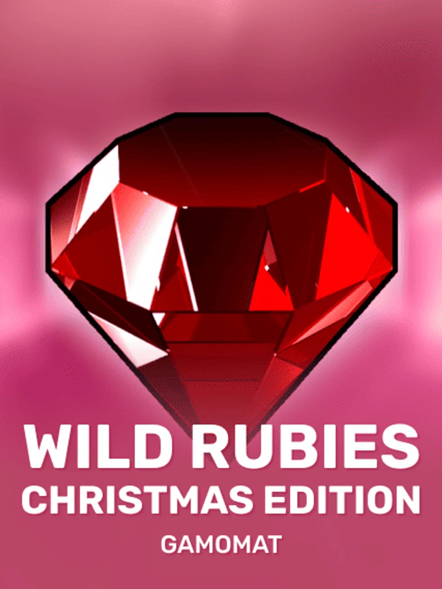 Wild Rubies Christmas Edition slot game artwork