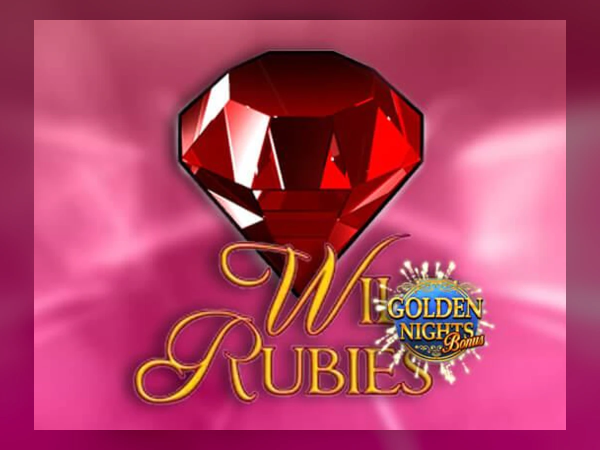 Wild Rubies - Golden Nights Bonus slot game artwork