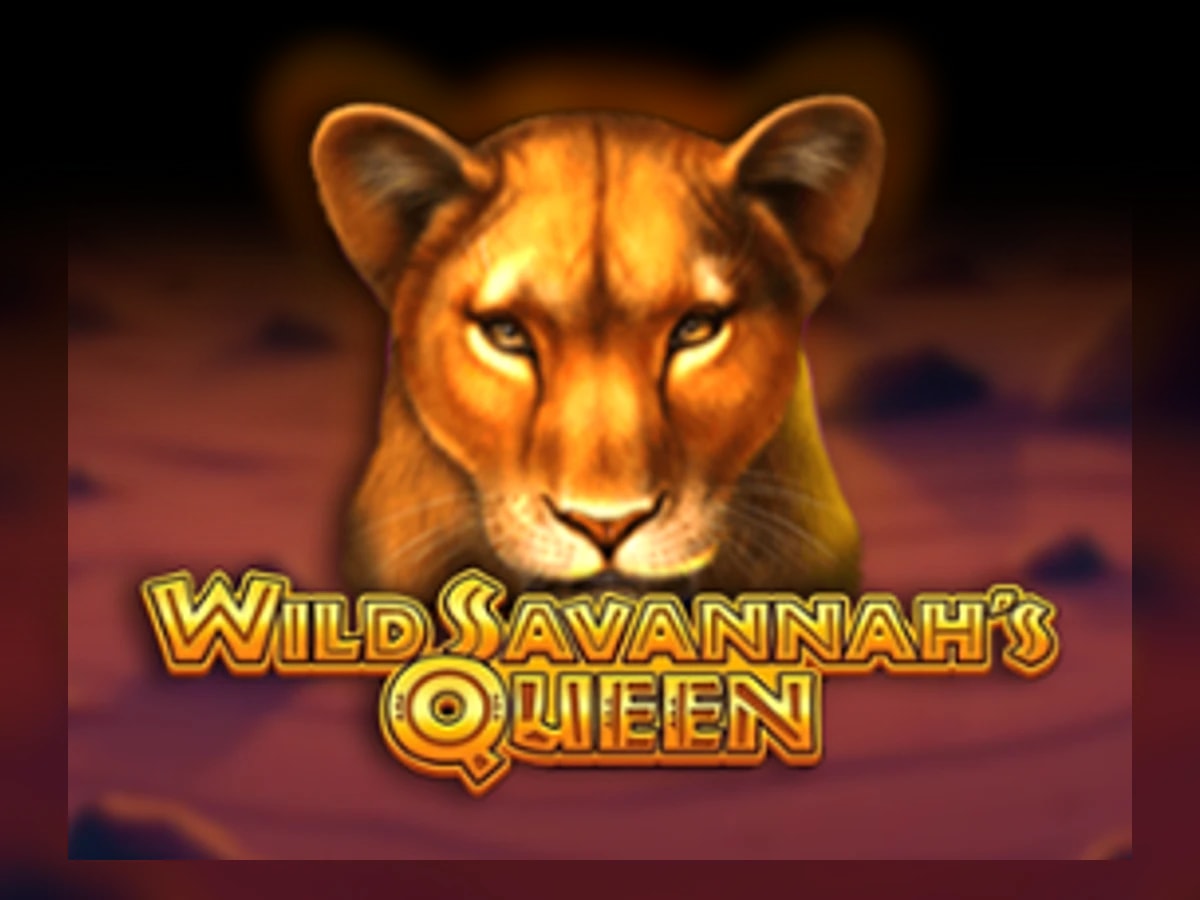 Wild Savannah's Queen slot game artwork