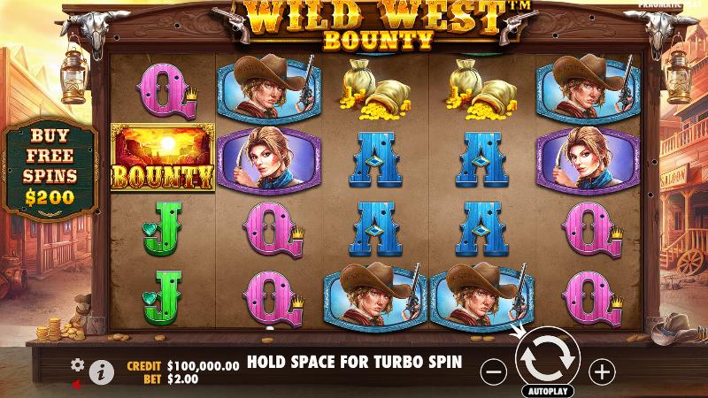 Wild West Bounty Enhanced Rtp slot game artwork