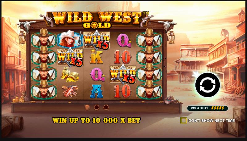 Wild West Gold slot game artwork