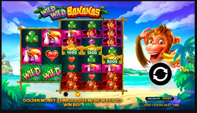 Wild Wild Bananas slot game artwork