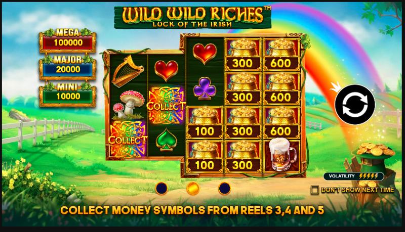 Wild Wild Riches slot game artwork