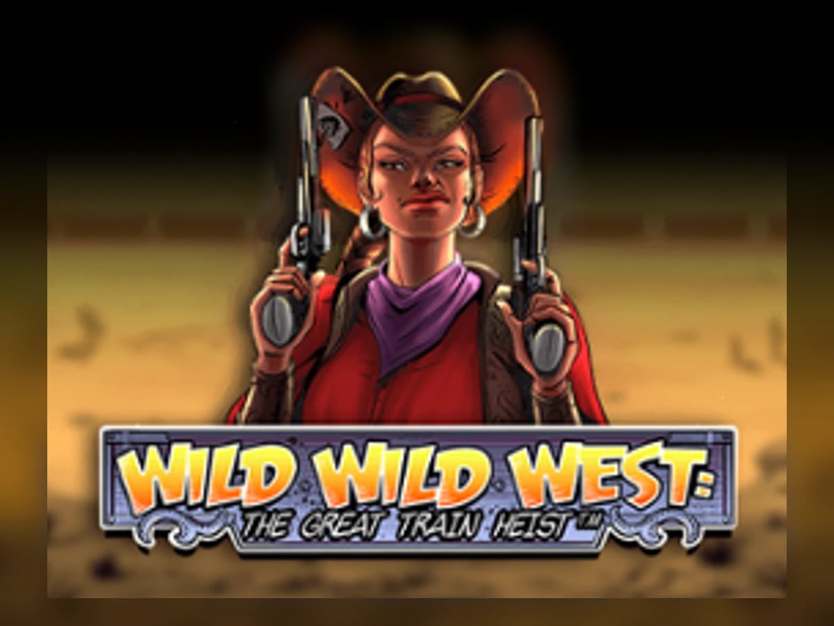 Wild Wild West: The Great Train Heist slot game artwork