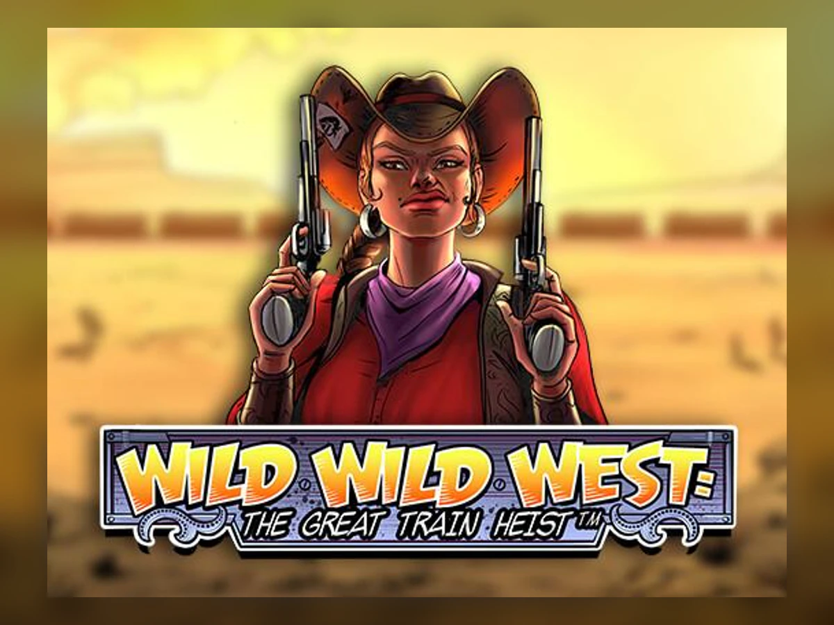 Wild Wild West: The Great Train Heist slot game artwork