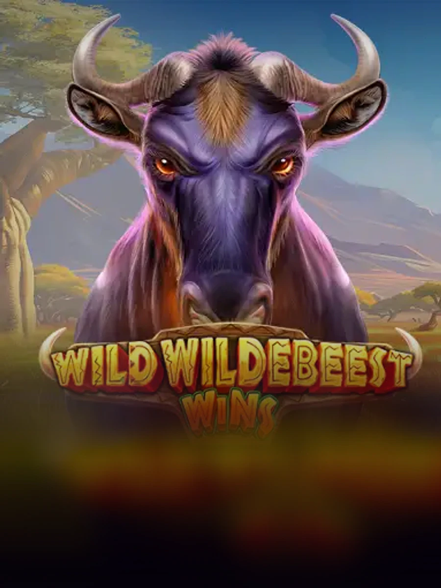 Wild Wildebeest Wins slot game artwork