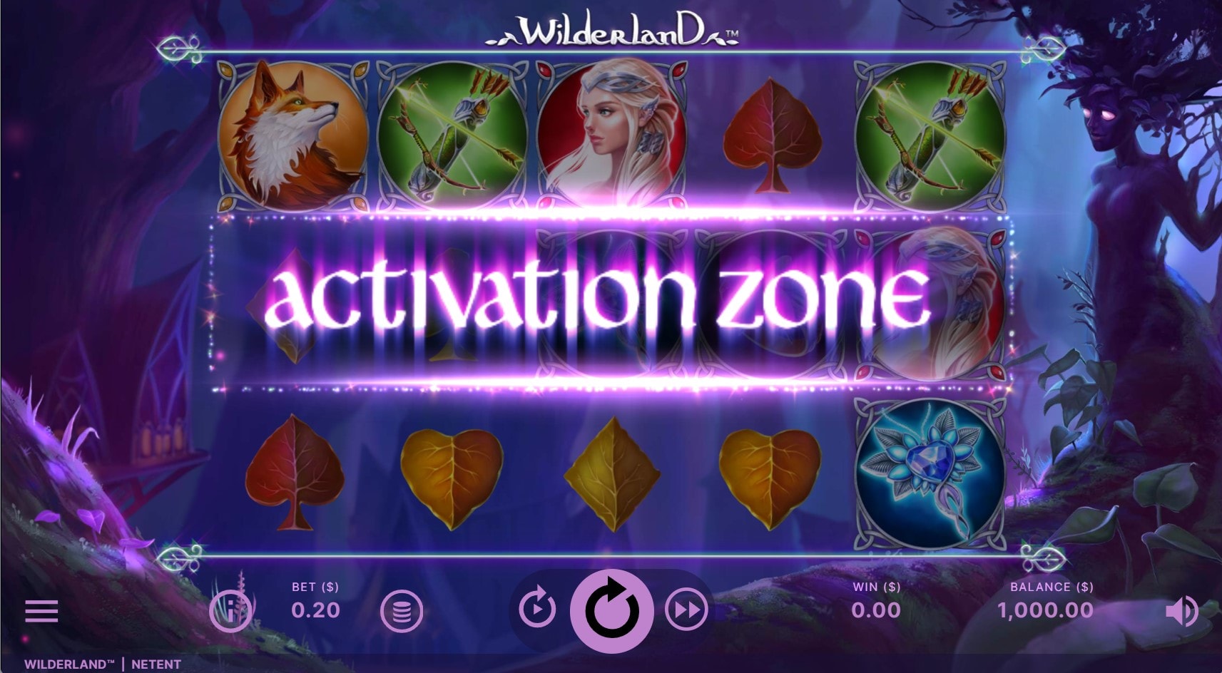 Wilderland slot game artwork