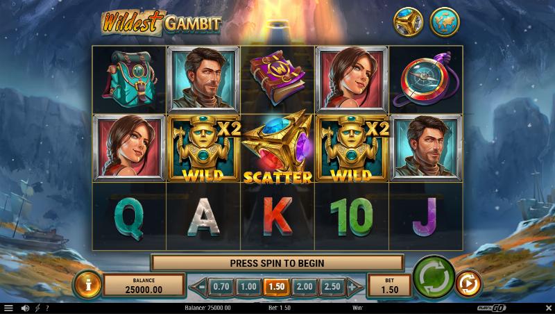 Wildest Gambit slot game artwork